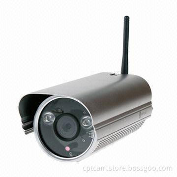 IP Box Camera, Wireless, H264, CMOS, Megapixels, Plug-and-play, IR Night Vision, 32GB SD Card Slot